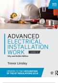 ADVANCED ELECTRICAL INSTALLATION WORK 18TH EDITION