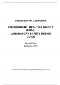  ENVIRONMENT, HEALTH & SAFETY (EH&S) LABORATORY SAFETY DESIGN GUIDE 2ND EDITION