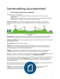 Samenvatting basisboek duurzame ontwikkeling roorda