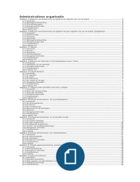 Samenvatting Administratieve organisatie 12-22
