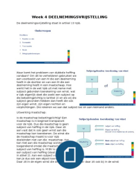 HC 4 Deelnemingsvrijstelling 