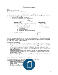 samenvatting vermogensrecht (hoorcolleges + werkcolleges + leidraad)