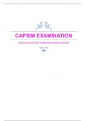 CAPSIM EXAM 2024 WITH GUARANTEED ACCURATE ANSWERS