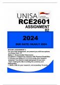 RCE2601 ASSIGNMENT 2...DUE DATE 08 AUGUST 2024