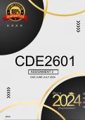 CDE3701 Assignment 2 2024| Due June 2024