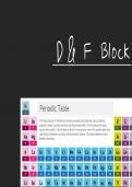 “Mastering the D and F Block Elements: A Comprehensive Guide”