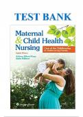 Maternal & Child Health Nursing Care of the Childbearing & Childrearing Family 8th Edition 2024/2025