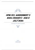 OPM1501 Assignment 3 2024 (839387) - DUE 8 July 2024