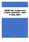 OPM1501 Assignment 3 2024 (839387) - DUE 8 July 2024