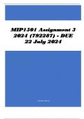 MIP1501 Assignment 3 2024 (792287) - DUE 22 July 2024