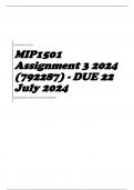 MIP1501 Assignment 3 2024 (792287) - DUE 22 July 2024