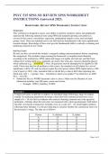 PSYC 515 SPSS M1 REVIEW SPSS WORKSHEET INSTRUCTIONS Answered 2024/2025 Verified .