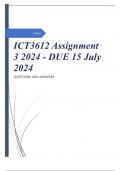 ICT3612 Assignment 3 2024 - DUE 15 July 2024