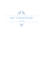 ASL Pocketguide samenvatting