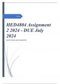 HED4804 Assignment 2 2024 - DUE July 2024