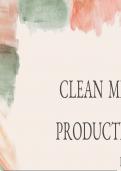 Cleam milk production 