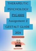 PYC4809 Assignment 2 2024 Gestalt Therapy Guide
