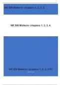 NR 509 Midterm- chapters 1, 2, 3, 4 Questions well answered