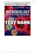 Test Bank For Microbiology for the Healthcare Professional, 3rd -