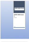 NURS 509A Exam 3 With verified answers