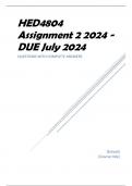 HED4804 Assignment 2 2024 - DUE July 2024