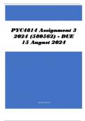 PYC4814 Assignment 3 2024 (580562) - DUE 15 August 2024