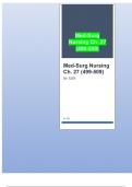 Med-Surg Nursing Ch. 27 (499-509) fully solved