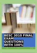 BESC 3010 FINAL EXAM QUESTIONS WITH 100% CORRECT ANSWERS!!