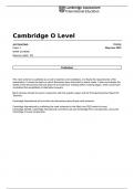 Cambridge O Level ACCOUNTING Paper 2 marking scheme