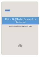 BTEC Business Unit 10, Market Research in Business P5 M3 D2 (Interpret findings from the research presenting them clearly in an appropriate format.) (Analyse the research findings and make recommendations on how marketing strategies could be adapted or im