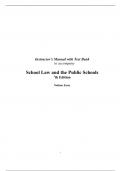 Question Bank in line with School Law and the Public Schools Essex,5e