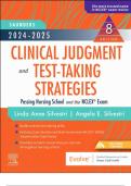 2024-2025 Saunders Clinical Judgment and Test-Taking Strategies - E-Book