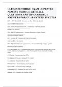 NBHWC EXAM : UPDATED  NEWEST VERSION WITH ALL  QUESTIONS AND 100% CORRECT  ANSWERS FOR GUARANTEED SUCCESS