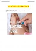 PEDIATRICS HESI 2024 LATEST AND UPDATED EXAM NEWEST 2024/25