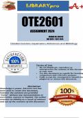 OTE2601 Assignment 2 2024 - DUE 7 July 2024