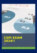 CSPI EXAM 2024!!