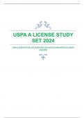 USPA A LICENSE STUDY SET QUESTIONS 2024 WITH GUARANTEED ACCURATE ANSWERS