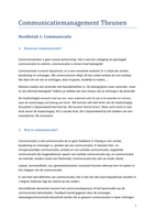 Communicatiemanagement 1 Theunen volledig