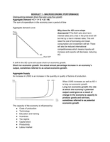 Macroeconomic performance, Trade and Intergration, Development and Sustainability