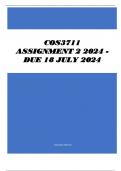 COS3711 Assignment 2 2024 - DUE 18 July 2024
