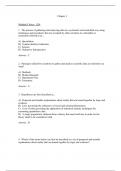 Test Item File- Practice Test - Statistics for Criminology and Criminal Justice,Gau,