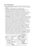 Alle antwoorden weekvragen health communication tentamen 2