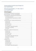 Uitgebreide samenvatting Klinische psychologie 1b: psychopathologie (PB3102) (Nieuwe druk)