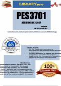 PES3701 Assignment 3 (COMPLETE ANSWERS) 2024 - DUE 30 July 2024