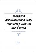 TMN3706 Assignment 3 2024 (872807)- DUE 26 July 2024