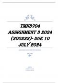 TMN3704 Assignment 3 2024 (200222)- DUE 10 July 2024