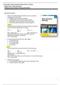 Basic Geriatric Nursing 8th Edition Patricia A. Williams Test Bank Chapter 1-20 | Complete Guide Newest Version 2023