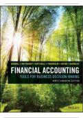 SOLUTION MANUAL FOR ACCOUNTING TOOLS FOR BUSINESS DECISION MAKING 9TH CANADIAN EDITION BY PAUL D KIMMEL, JERRY J WEYGANDT