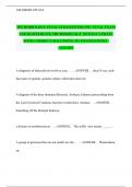 MICROBIOLOGY FINAL STRAIGHTERLINE/ FINAL EXAM STRAIGHTERLINE MICROBIOLOGY NEWEST UPDATE WITH CORRECT SOLUTIONS TO 330 QUESTIONS |AGRADE