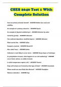 CSES 2040 Test 1 With Complete Solution